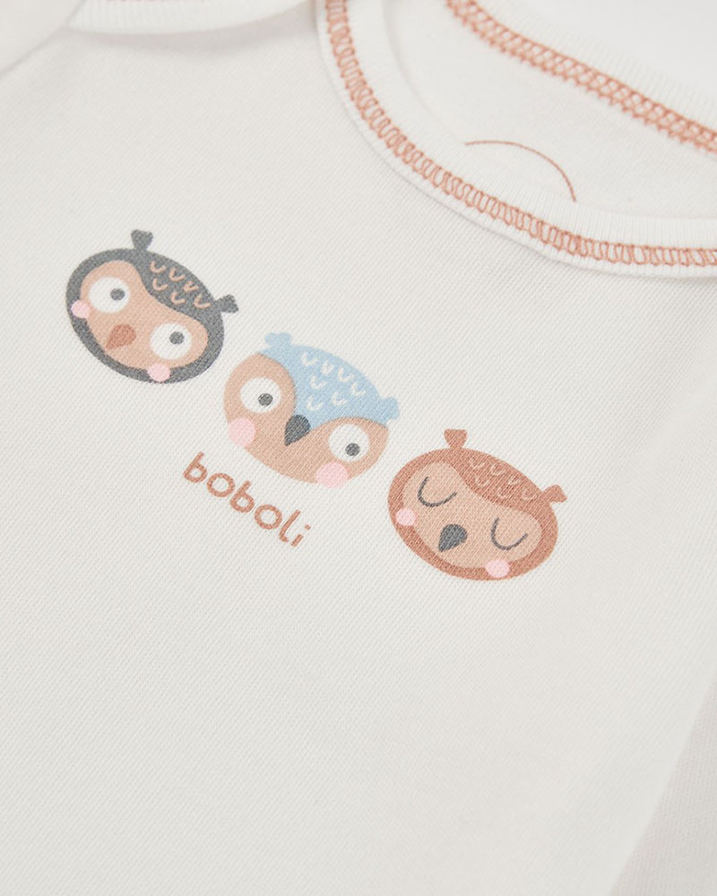 BOBOLI Pack 2 bodys interlock for baby -BCI - 214063