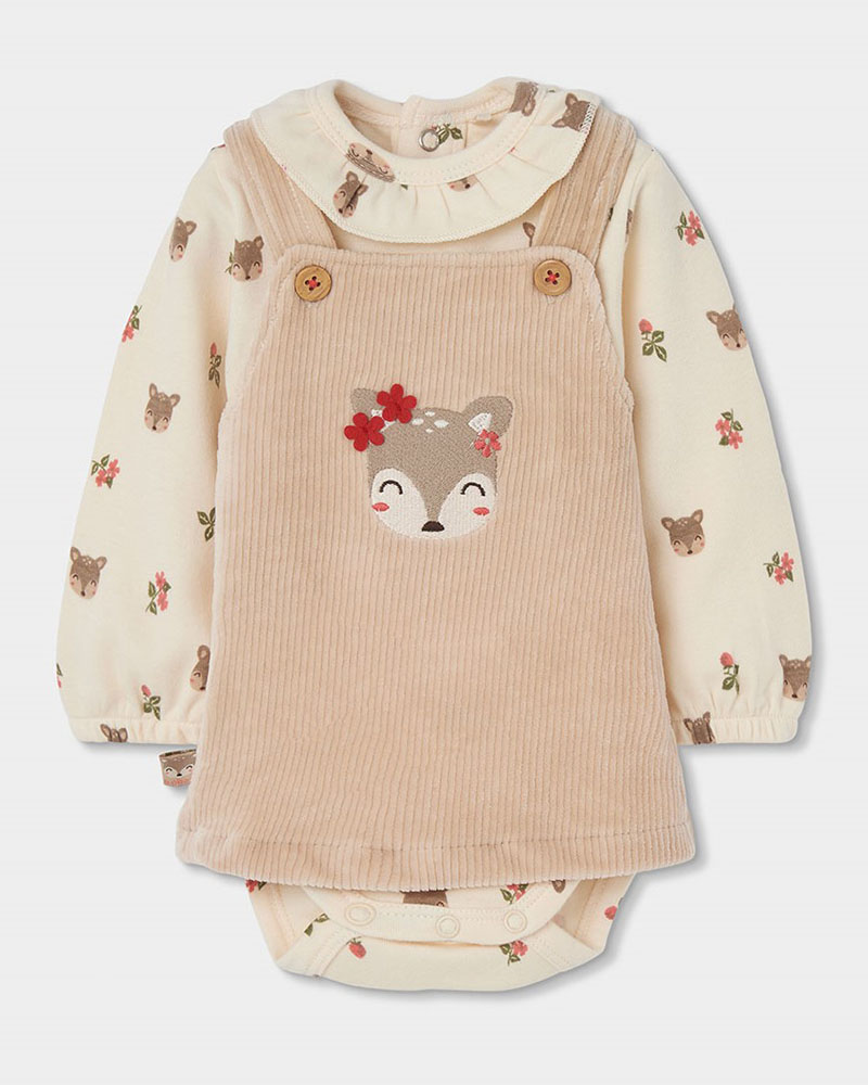 BOBOLI Set knit for baby girl -BCI - 124029