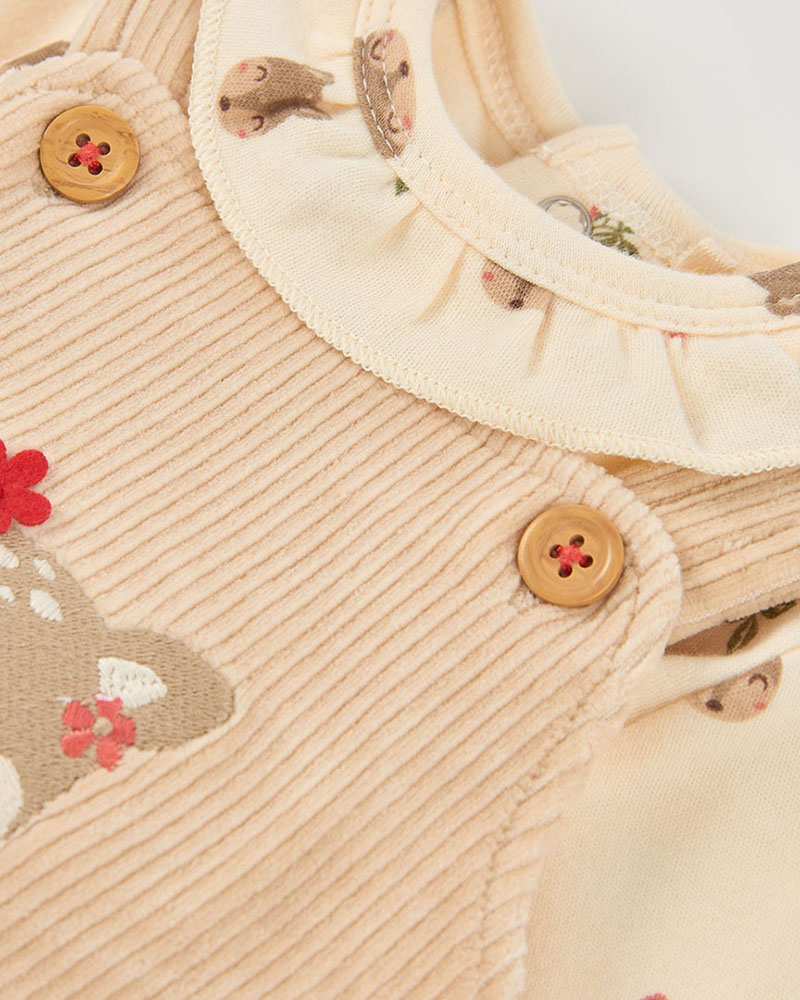 BOBOLI Set knit for baby girl -BCI - 124029