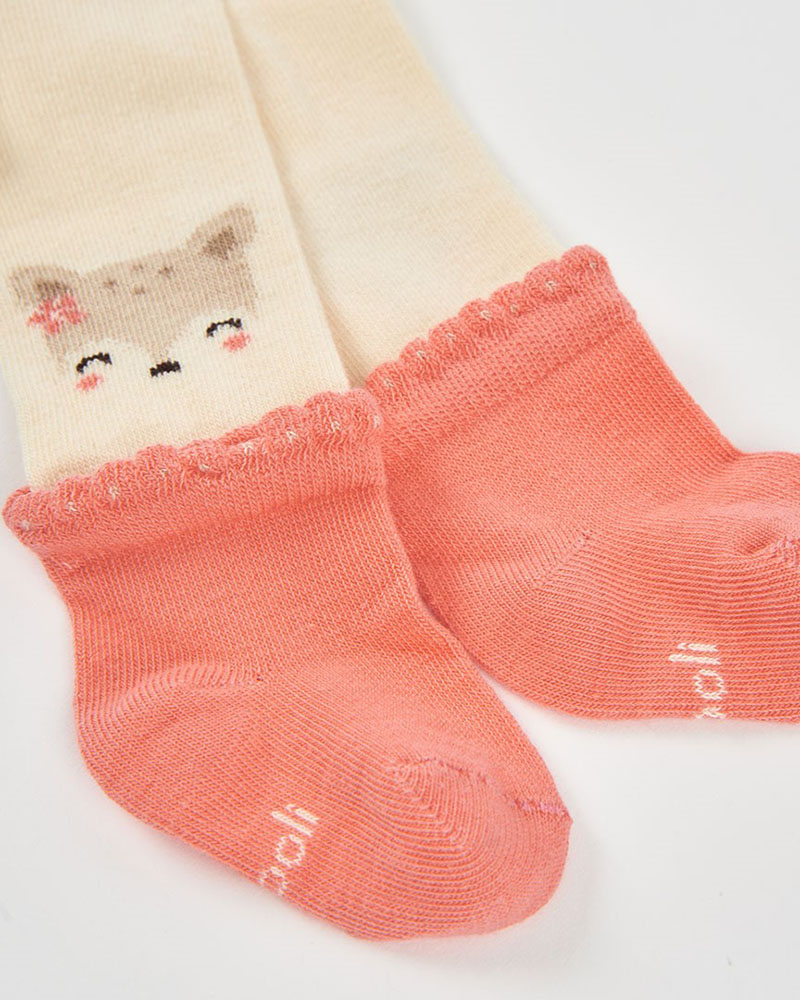 BOBOLI Thick tights with socks for baby -BCI - 124063