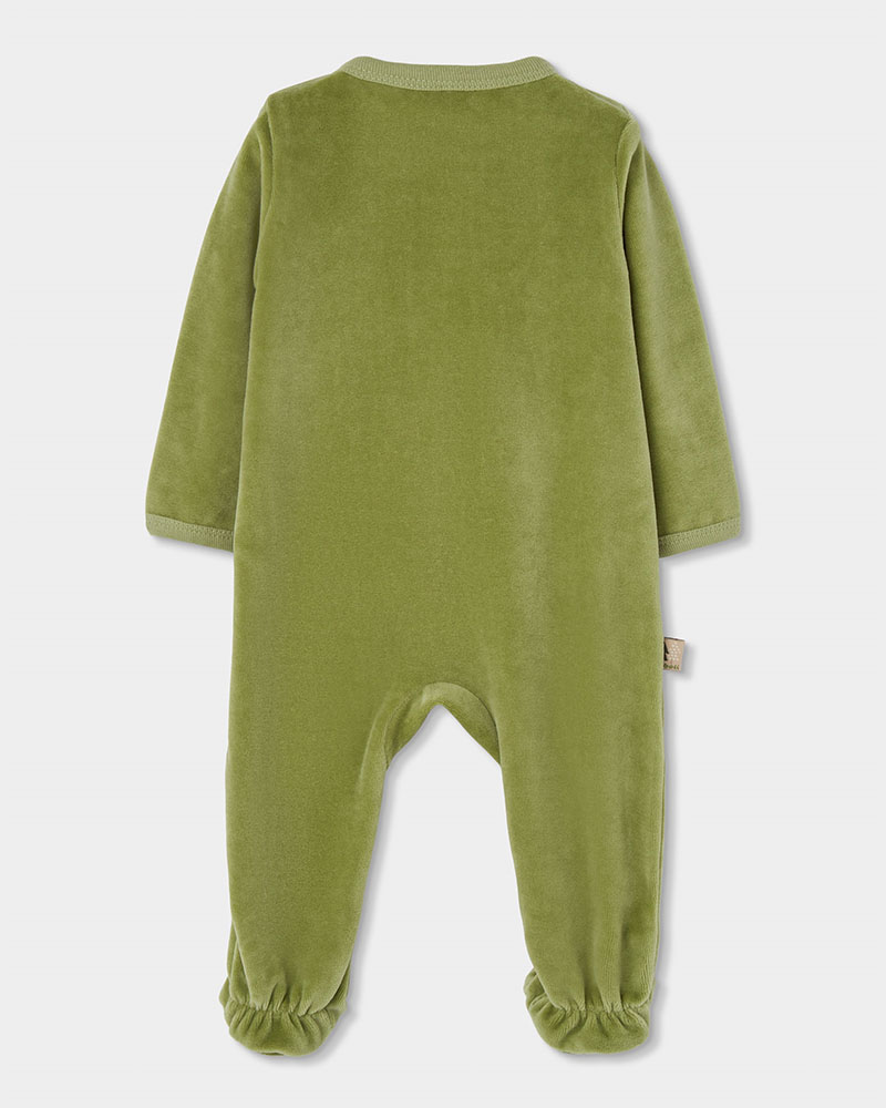 BOBOLI Velour play suit for baby -BCI - 224075