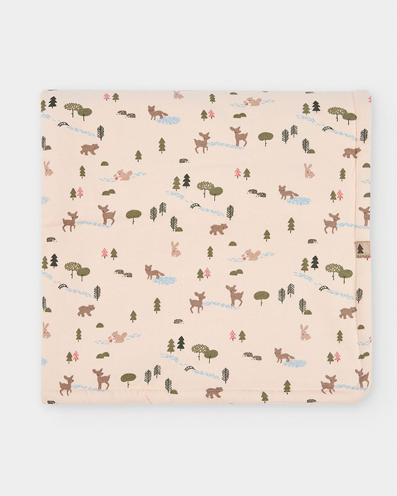 BOBOLI Blanket fleece printed for baby -BCI - 224097
