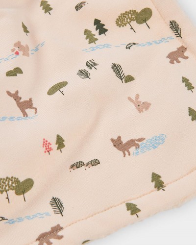 BOBOLI Blanket fleece printed for baby -BCI - 224097