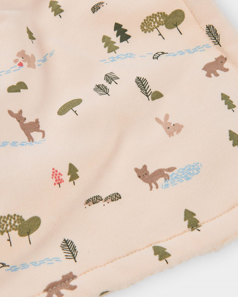 BOBOLI Blanket fleece printed for baby -BCI - 224097
