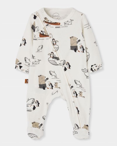 BOBOLI Velour play suit for baby -BCI - 244044