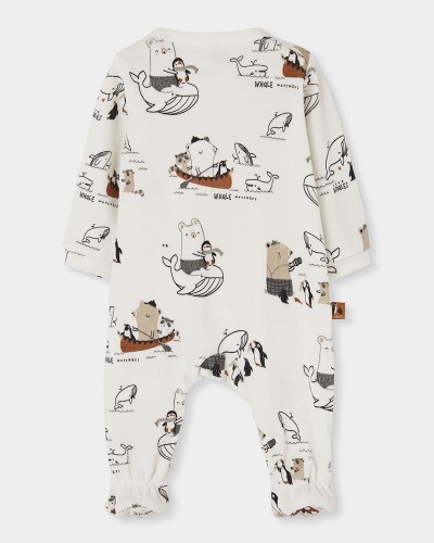 BOBOLI Velour play suit for baby -BCI - 244044