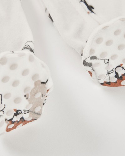 BOBOLI Velour play suit for baby -BCI - 244044