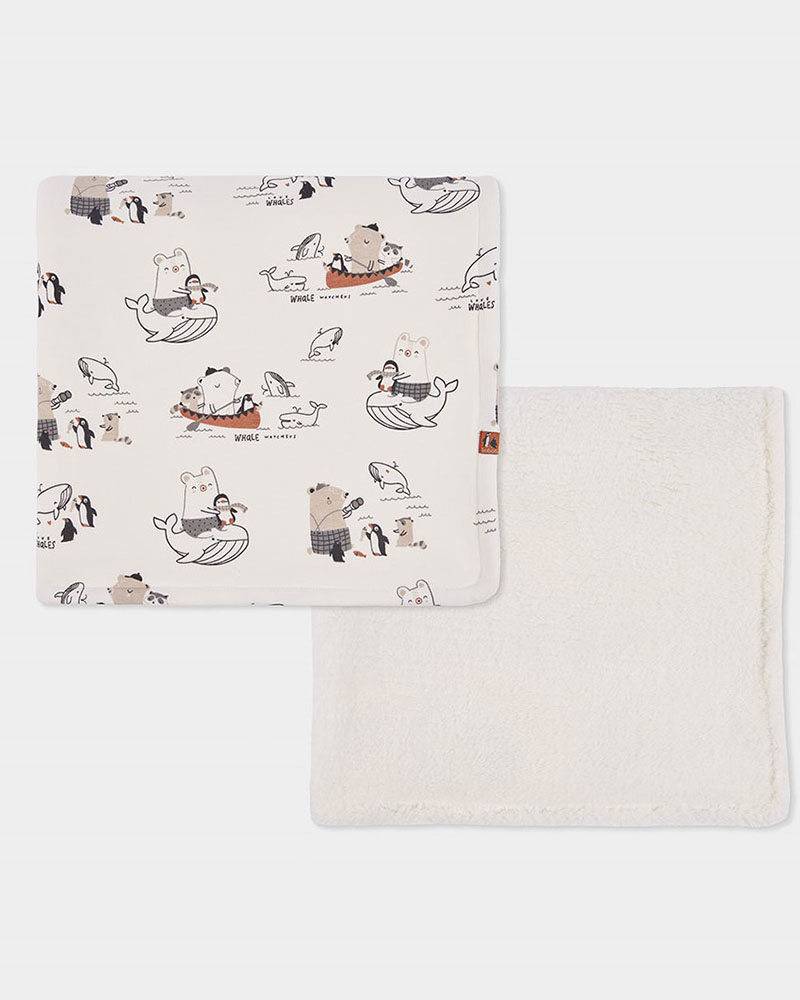 BOBOLI Blanket fleece printed for baby -BCI - 244112