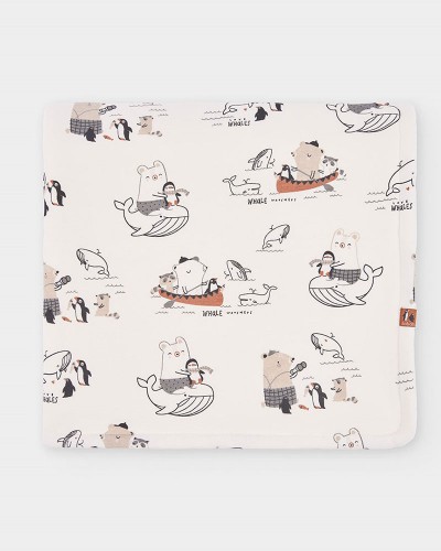 BOBOLI Blanket fleece printed for baby -BCI - 244112