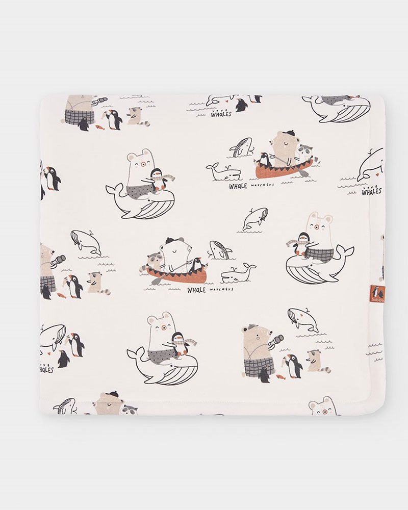 BOBOLI Blanket fleece printed for baby -BCI - 244112