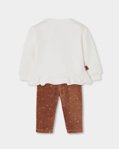 BOBOLI Set knit for baby girl -BCI - 144043