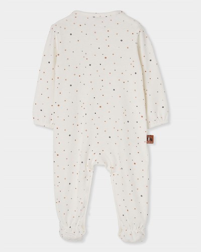 BOBOLI Interlock play suit for baby girl -BCI - 144054