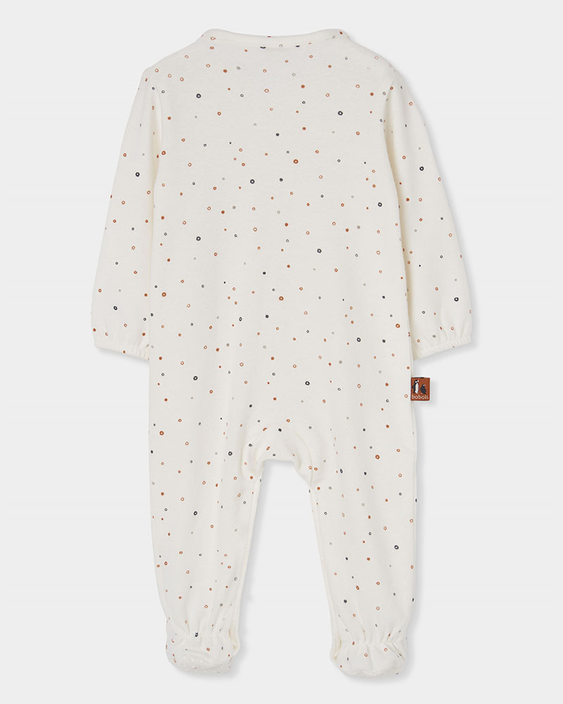 BOBOLI Interlock play suit for baby girl -BCI - 144054
