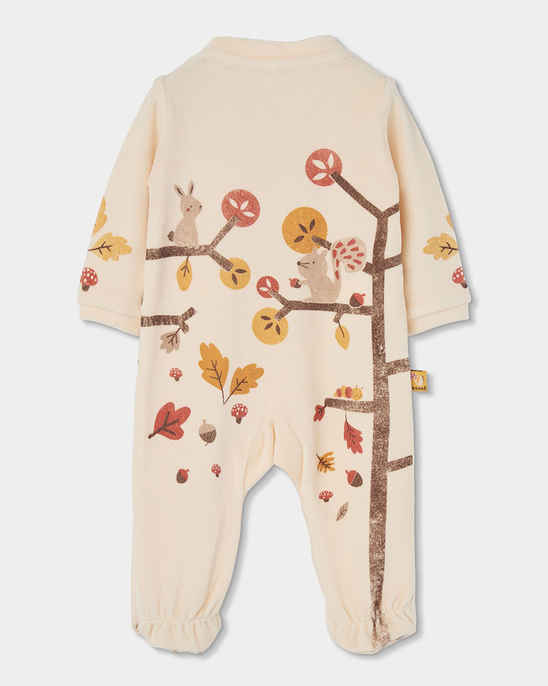 BOBOLI Velour play suit for baby -BCI - 254056