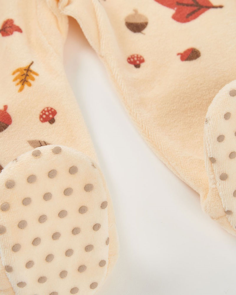 BOBOLI Velour play suit for baby -BCI - 254056