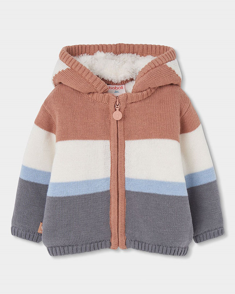 BOBOLI Knitwear jacket for baby boy -BCI - 214096