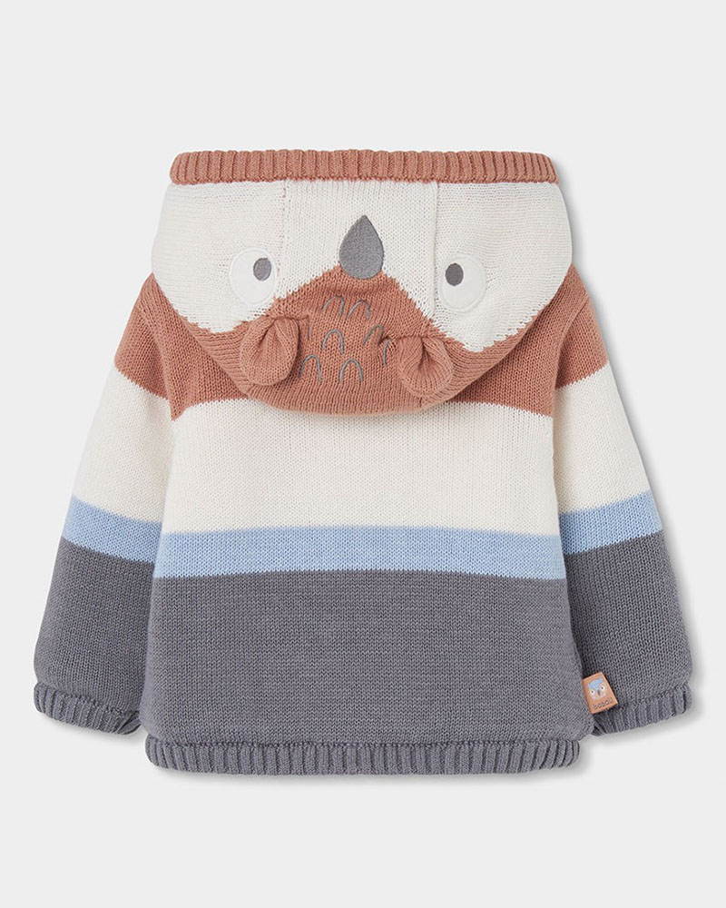BOBOLI Knitwear jacket for baby boy -BCI - 214096