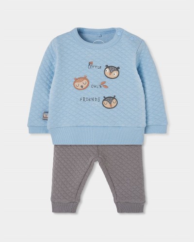 BOBOLI Set knit for baby boy -BCI - 214041