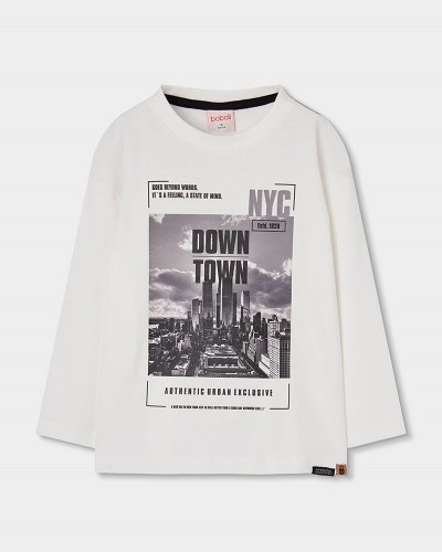 BOBOLI Knit t-Shirt for boy -BCI - 624035