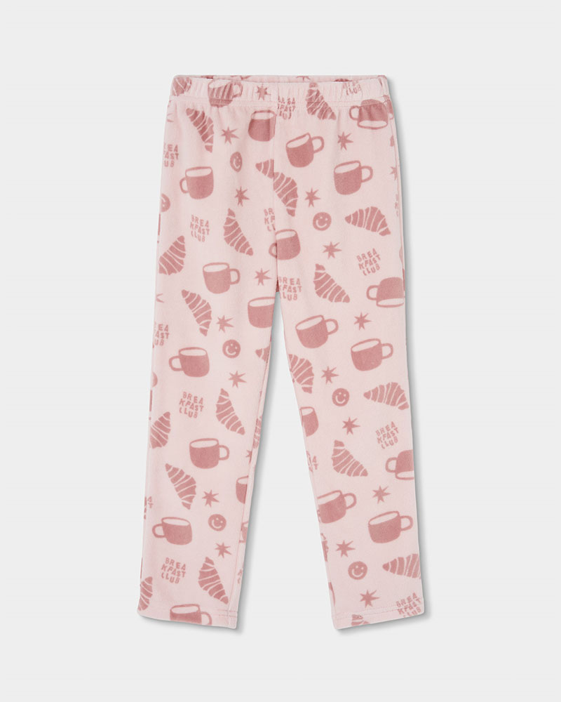 BOBOLI Velour pyjamas printed for girl - 484084