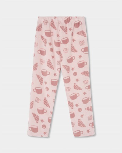 BOBOLI Velour pyjamas printed for girl - 484084