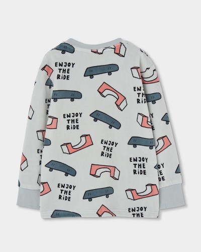 BOBOLI Velour pyjamas printed for boy -BCI - 684020