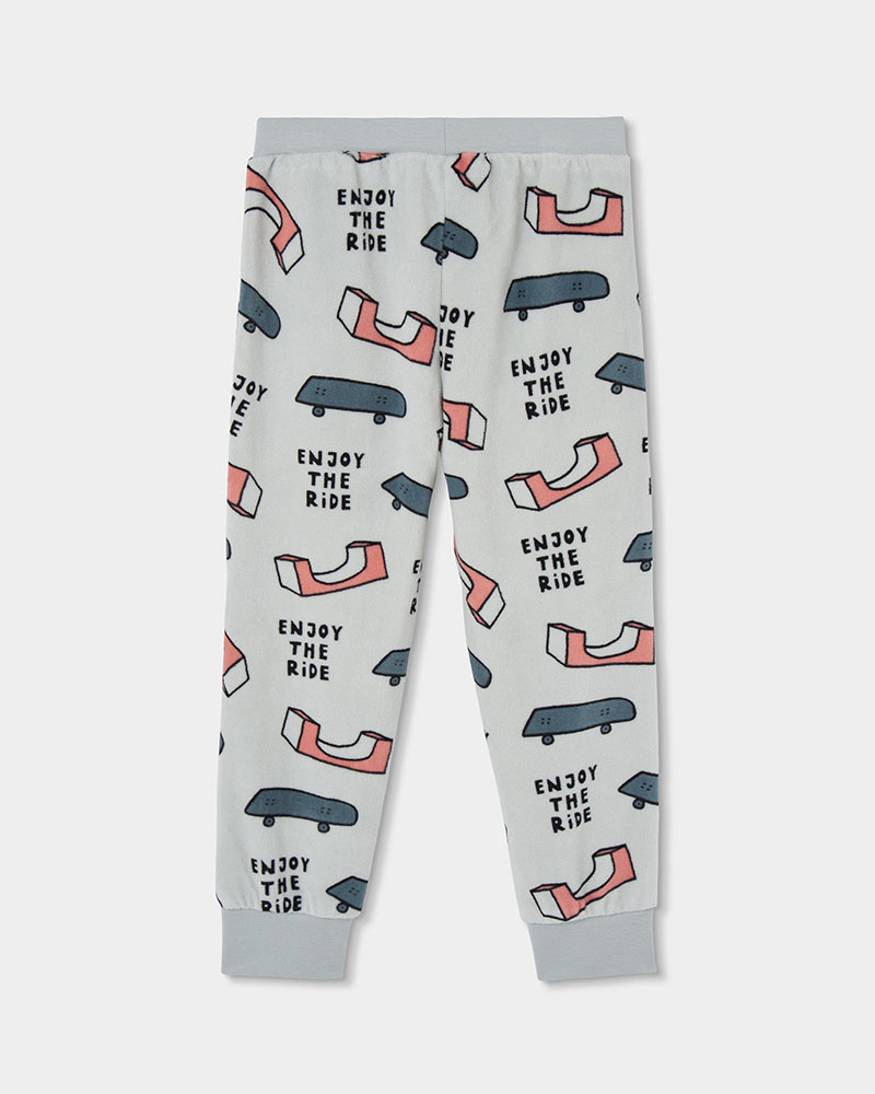 BOBOLI Velour pyjamas printed for boy -BCI - 684020
