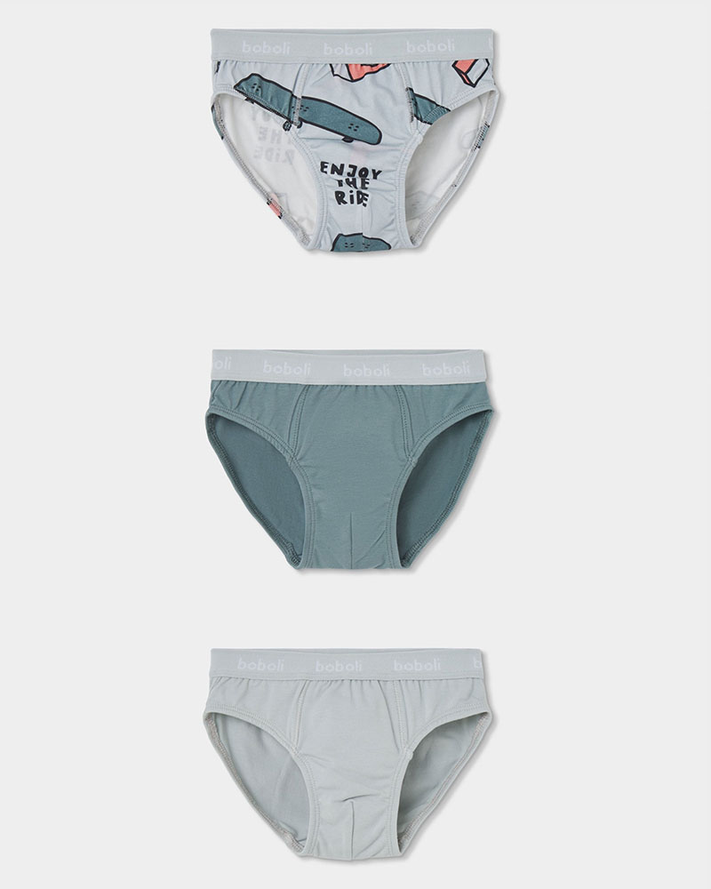 BOBOLI Pack 3 slips for boy -BCI - 684042