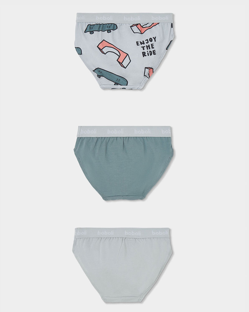 BOBOLI Pack 3 slips for boy -BCI - 684042