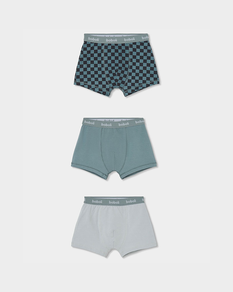 BOBOLI Pack 3 boxers for boy -BCI - 684031