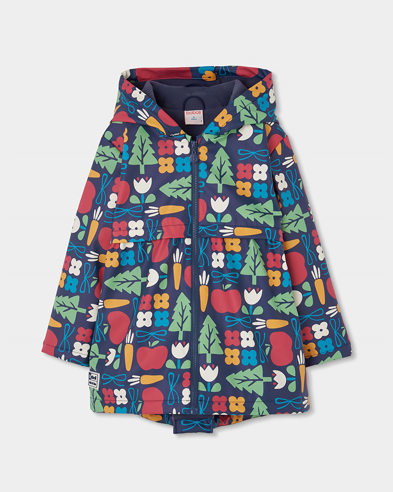 BOBOLI Hooded raincoat for girl - 494007
