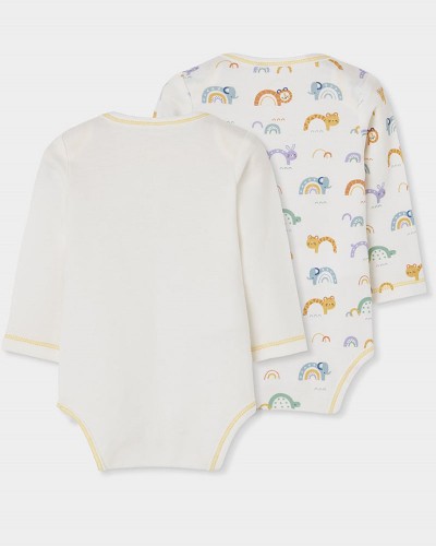 BOBOLI Pack 2 bodys interlock for baby -BCI - 204028