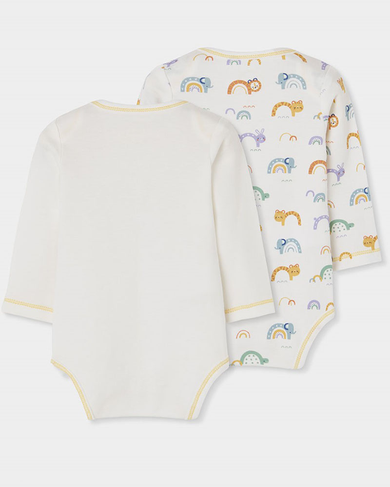 BOBOLI Pack 2 bodys interlock for baby -BCI - 204028