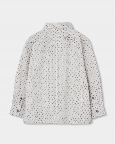 BOBOLI Oxford long sleeves shirt for boy -BCI - 854041