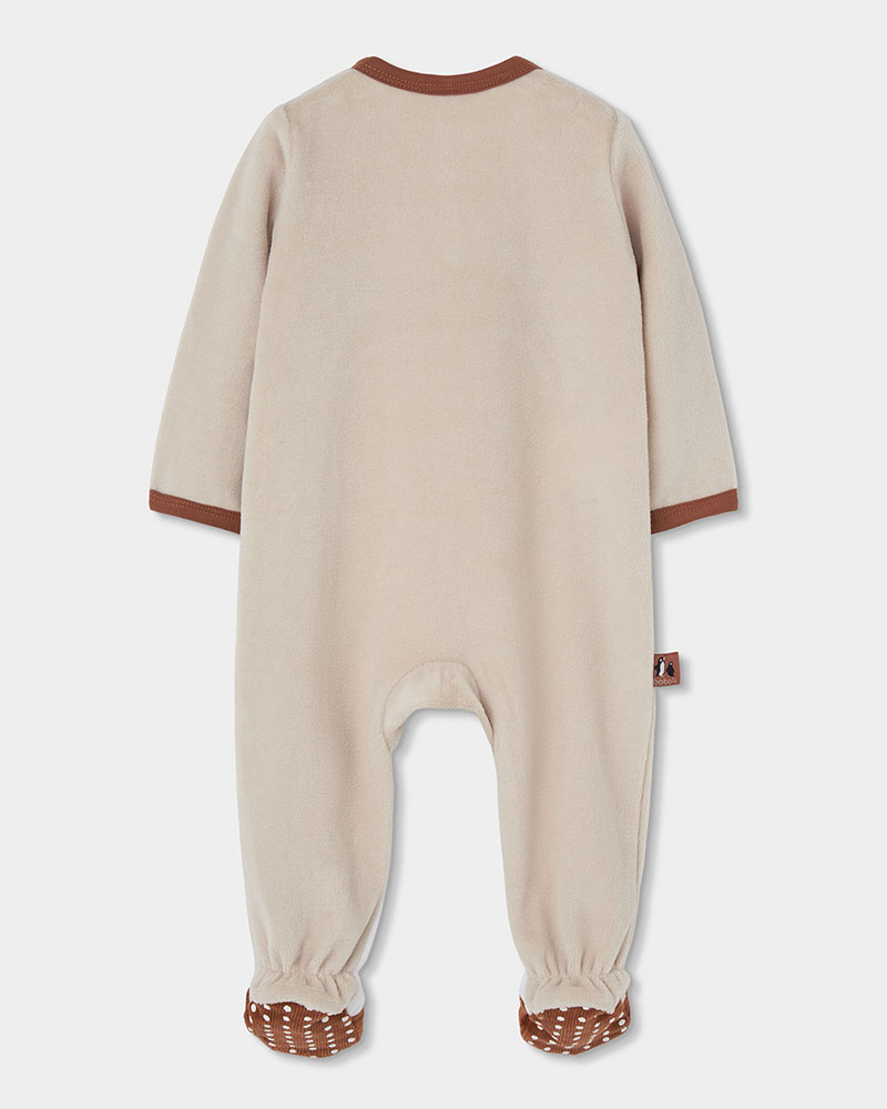 BOBOLI Velour play suit for baby -BCI - 244066