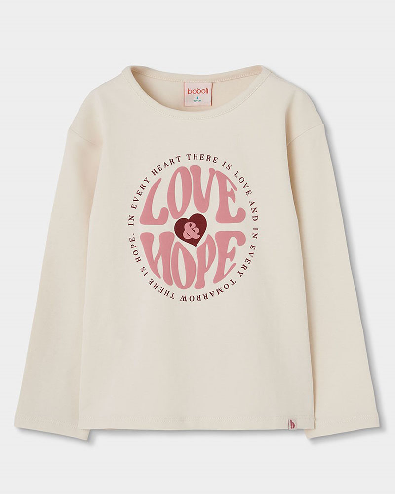 BOBOLI Stretch knit t-Shirt for girl -BCI - 424000