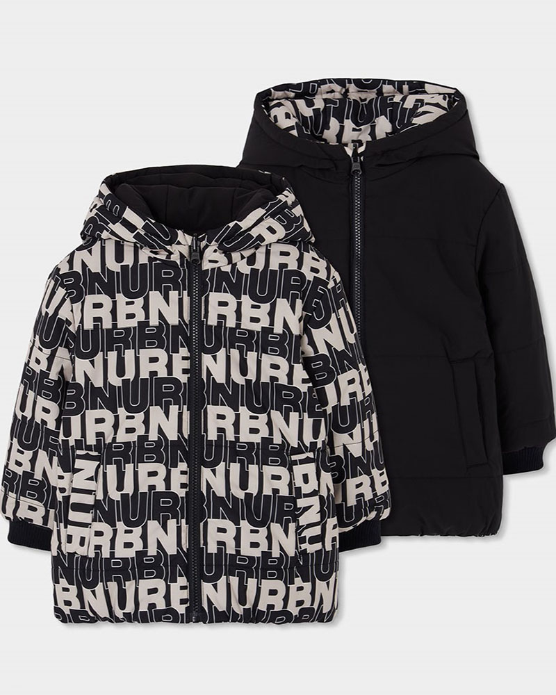 BOBOLI Technical fabric parka reversible for boy - 624103