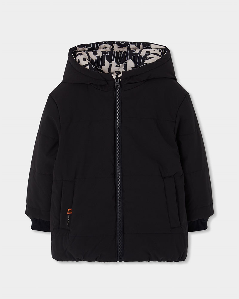 BOBOLI Technical fabric parka reversible for boy - 624103