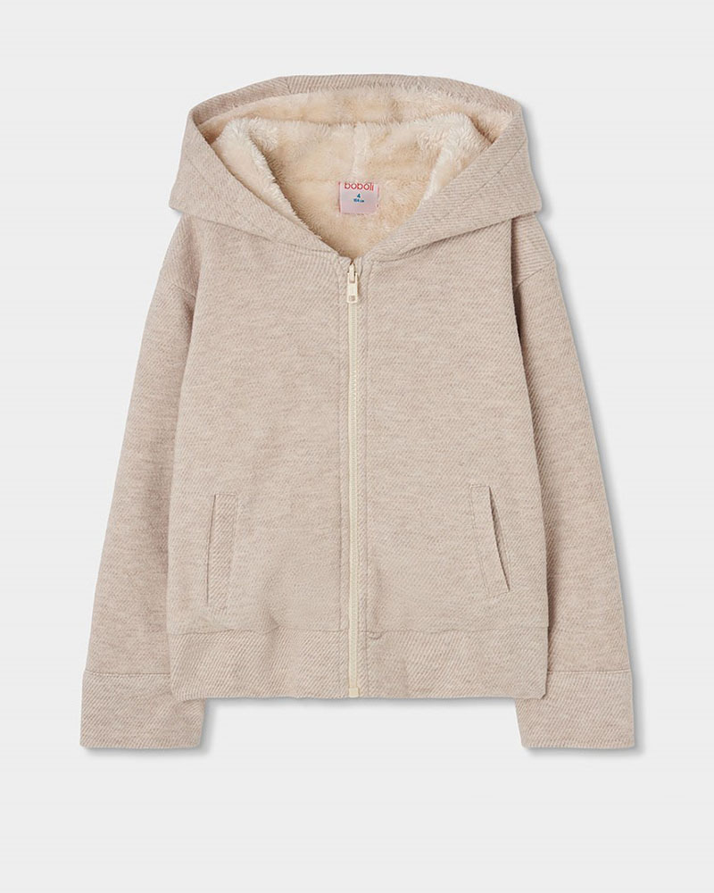 BOBOLI Wind breaker twill knit for girl -BCI - 424156