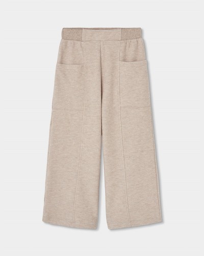 BOBOLI Twill trousers knit for girl -BCI - 424099