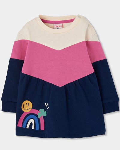 BOBOLI Set knit combined for girl -BCI - 304119