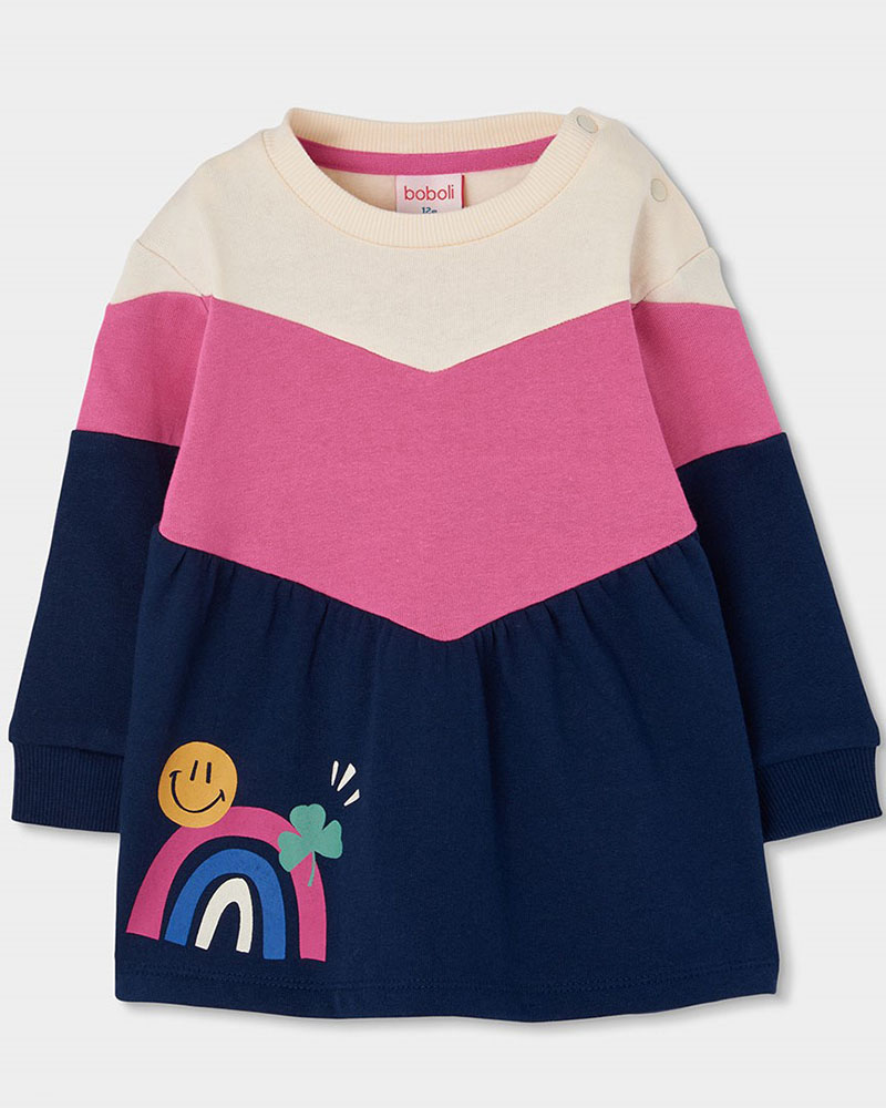 BOBOLI Set knit combined for girl -BCI - 304119