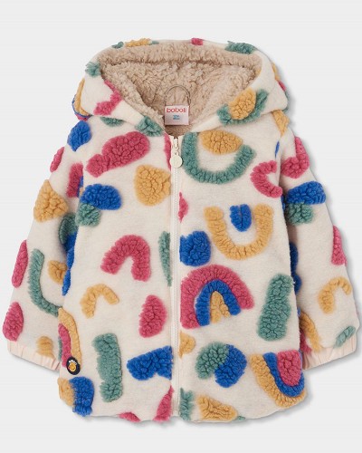BOBOLI Coat jacquard for girl - 304197