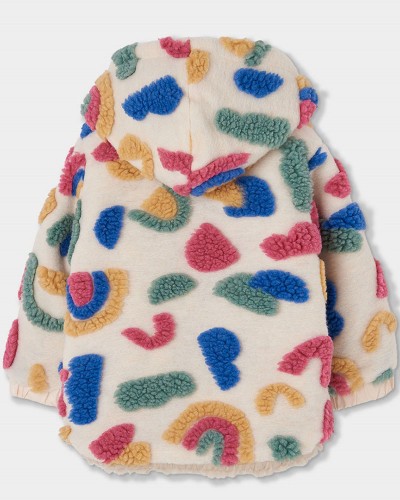 BOBOLI Coat jacquard for girl - 304197