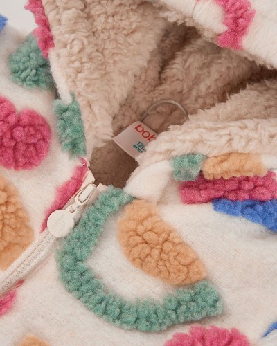 BOBOLI Coat jacquard for girl - 304197