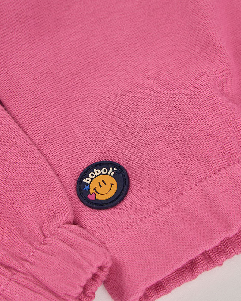 BOBOLI Fleece with hood sweatshirt for girl -BCI - 304030