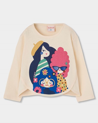 BOBOLI Knit t-Shirt for girl -BCI - 304041
