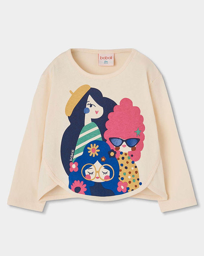BOBOLI Knit t-Shirt for girl -BCI - 304041