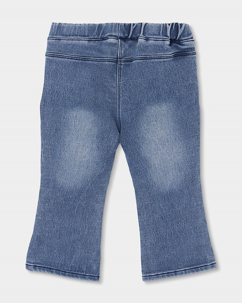 BOBOLI Denim trousers knit for girl -BCI - 304029