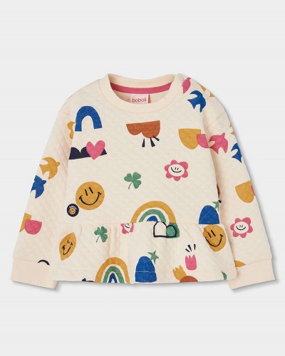 BOBOLI Sweatshirt knit for girl -BCI - 304085